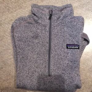 Patagonia Gray Quarter-Zip Pullover